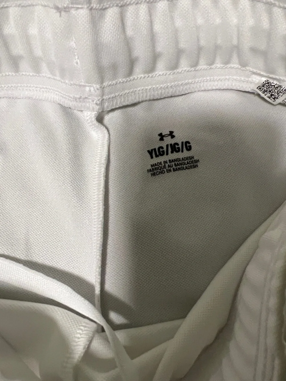 Under Armour Kids White Baseball Pants